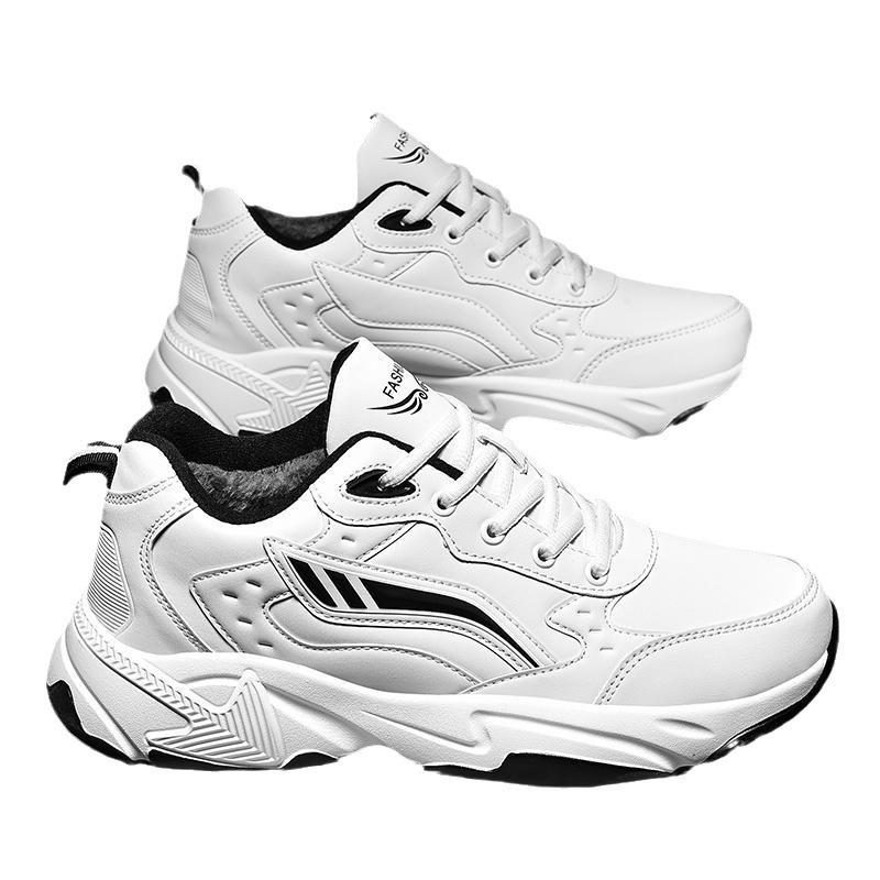 2025 Autumn and Winter Warm Water Velvet Couple Cotton Shoes Men's and Women's Sports Shoes Large Size Men's and Women's Casual Shoes