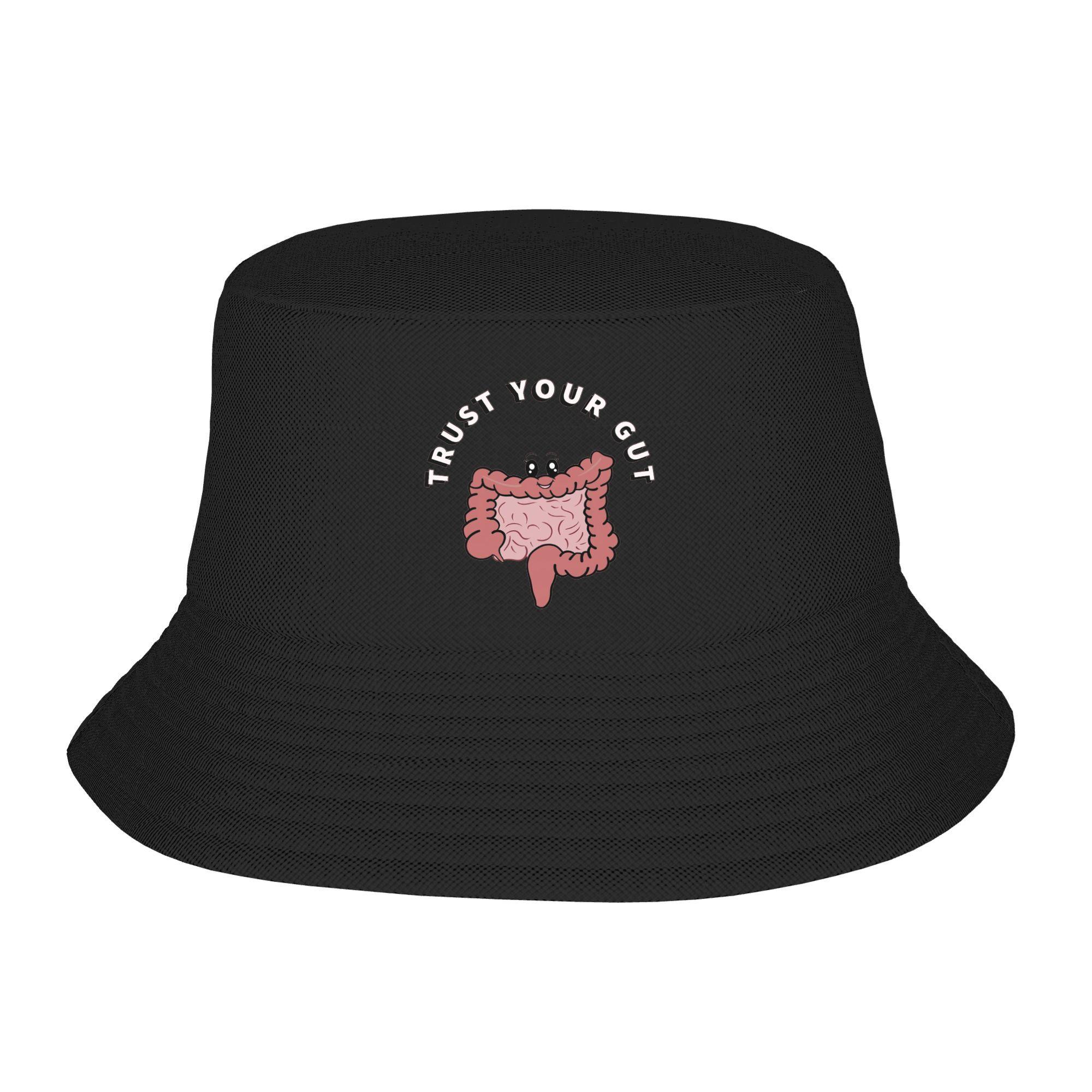 Trust your gut gastroenterologist doctor Bucket Hat Panama Bob Hats Outdoor For Summer Beach Fishing Unisex Fisherman Caps One Size
