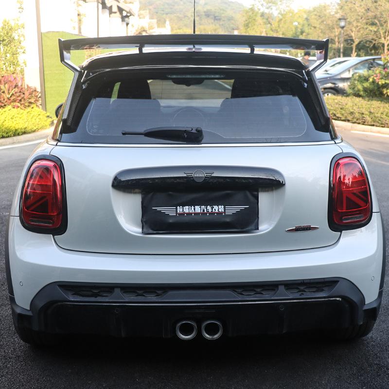 MINI F56 Carbon Fiber Rear Spoiler - GIOMIC Style Roof Wing Accessory for COOPER Upgrade