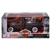 Maisto Ford 1999 Super Duty 2002 FXSTB Night Train Black Custom Series Diecast Model Car Finished Product 32181 1/27 F-350 & Harley-Davidson /