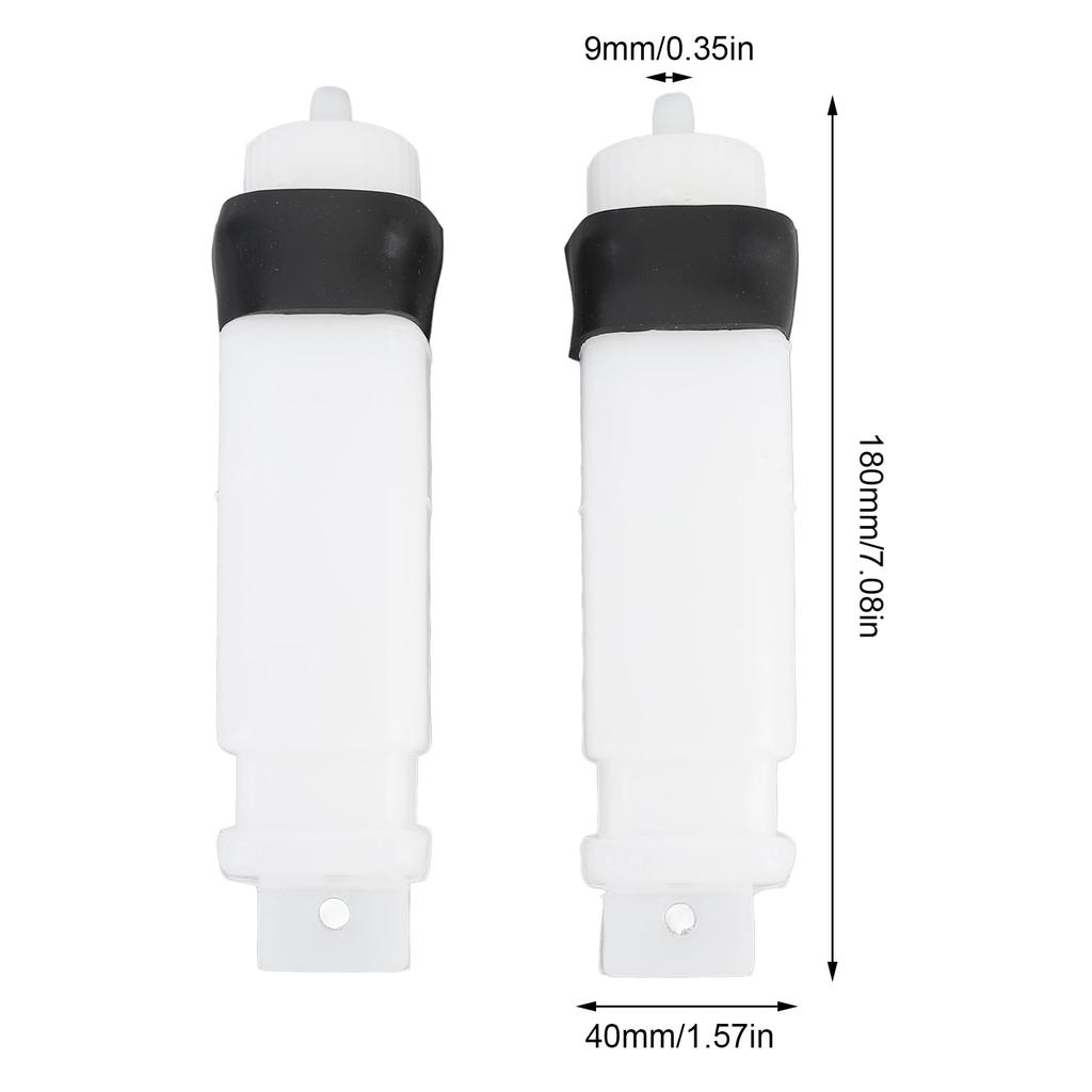 2pcs ATV Cooling Radiator Reservoir Tank Leakproof Radiator Liquid Overflow Cooling Tank for Jinling 250 EEC JLA-21B JLA-923 Quad