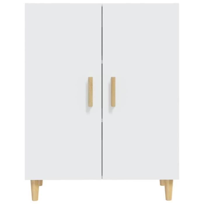 812096 vidaXL White Buffet 70x34x90 Cm Engineered Wood