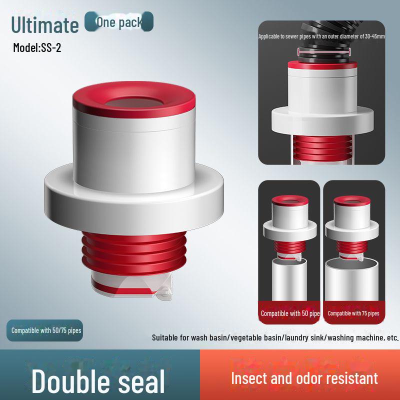 Hansha Anti-Odor Floor Drain Seal for Kitchen & Bathroom Sinks