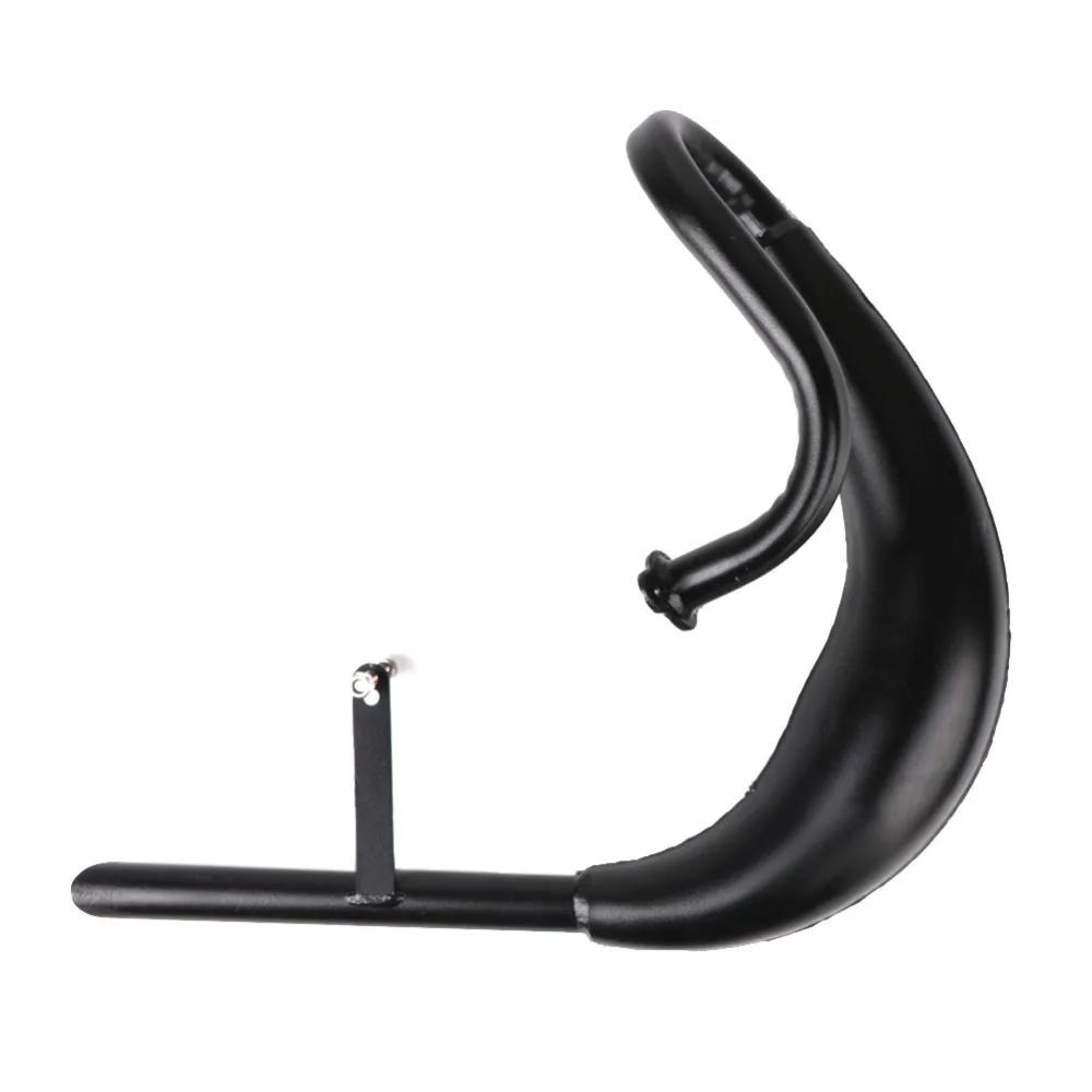 Fatty Belly Pipe Exhaust Muffler Black Fit for 50cc  60cc 66cc 80cc 2-Stroke Engine Motor Motorized Bike Gas Engine Motor Parts