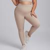 Tuta da Yoga di Alta Gamma Taglie Forti: Abbigliamento sportivo europeo e americano nudo a due pezzi con tasca.