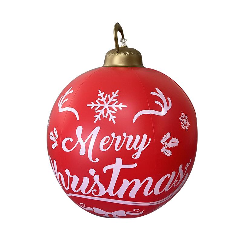 Christmas Decorations Outdoor Festival Venue Layout Festival Party Decoration 60cm Christmas Ball
