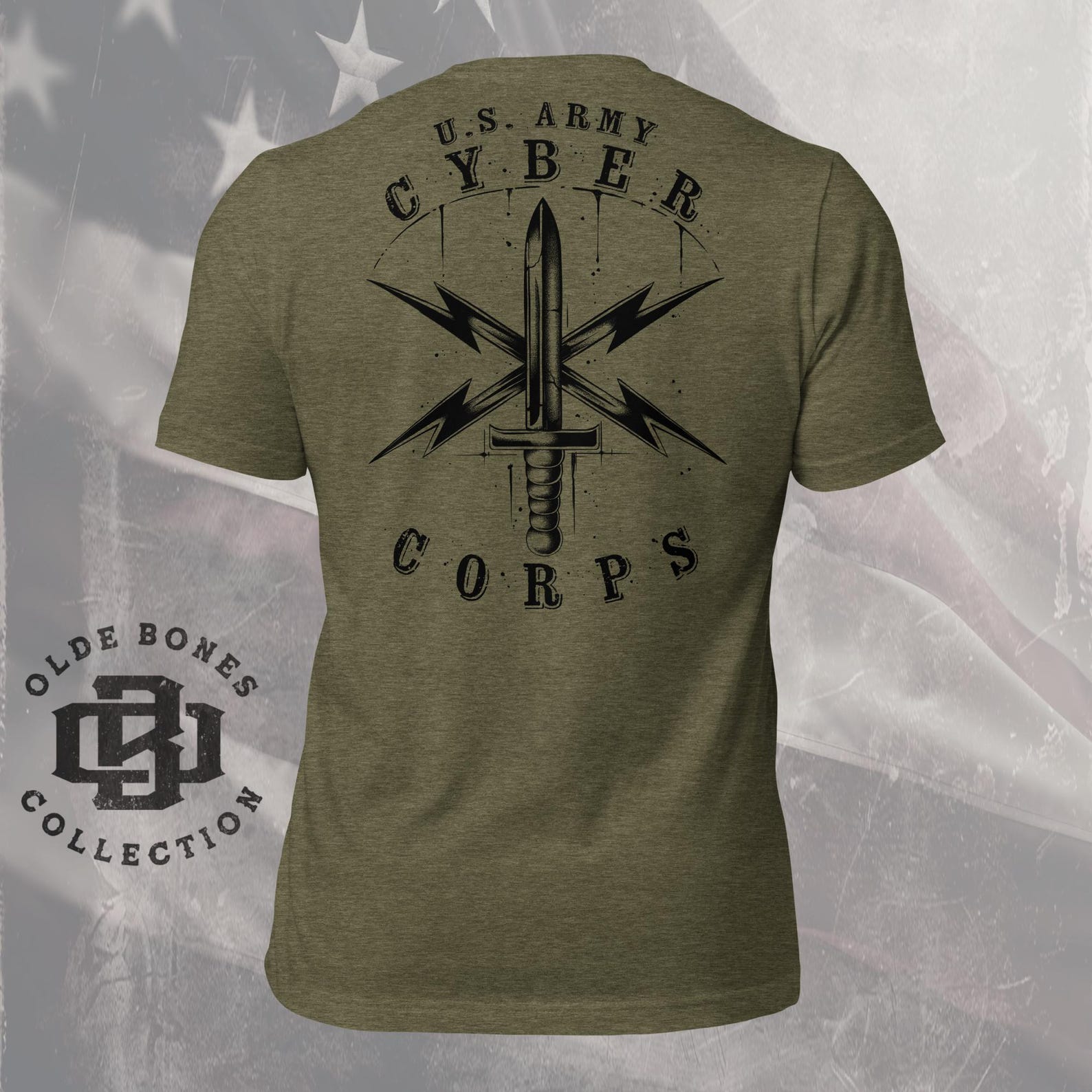 Army Cyber Corps T-Shirt - Military Graphic Tee XL