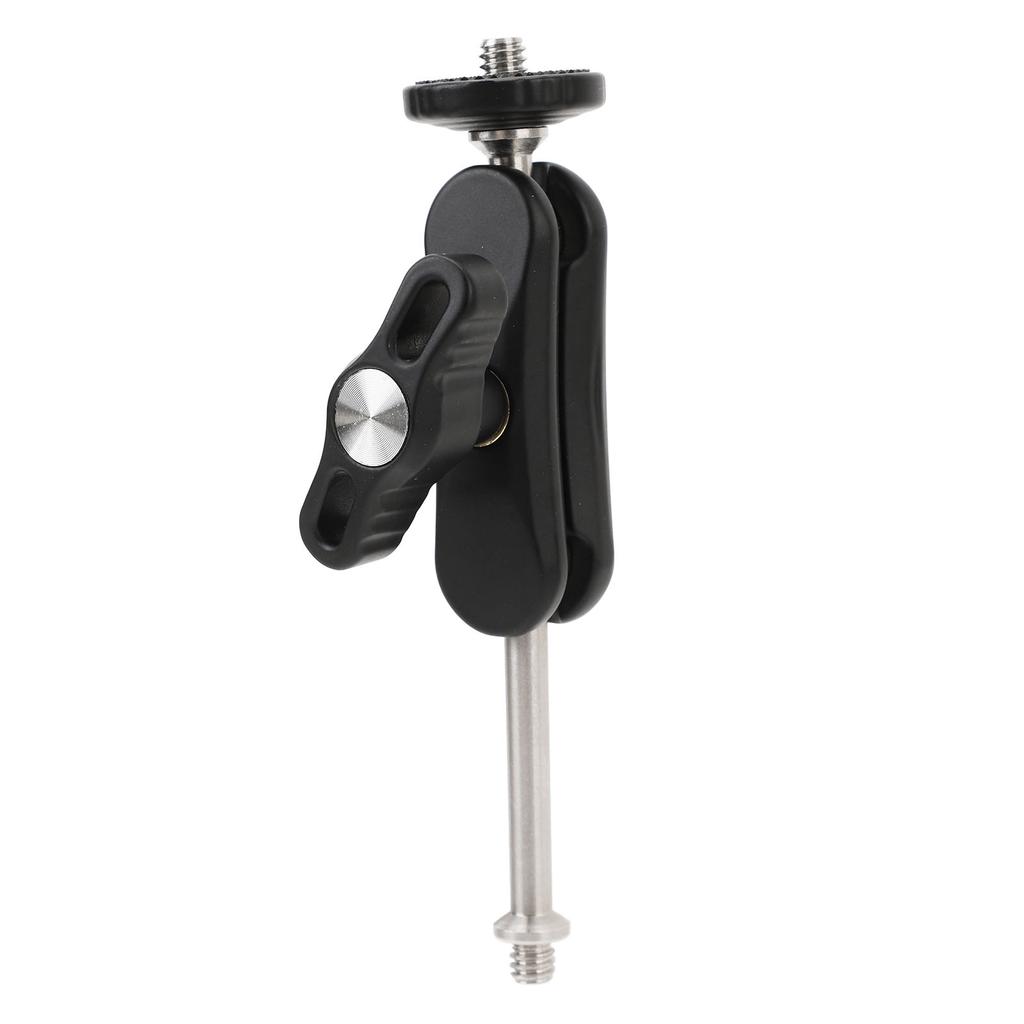 Mini Articulating Arm with Dual Ball Head 1 4in Screw Hole Adjustable Articulating Arm for Monitor Microphone LED Video