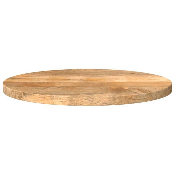 VidaXL Dessus de Table, Dessus de Table de Remplacement, Dessus de Rechange Salle à Manger, Ø 40x3,8 cm Rond Bois de 370059