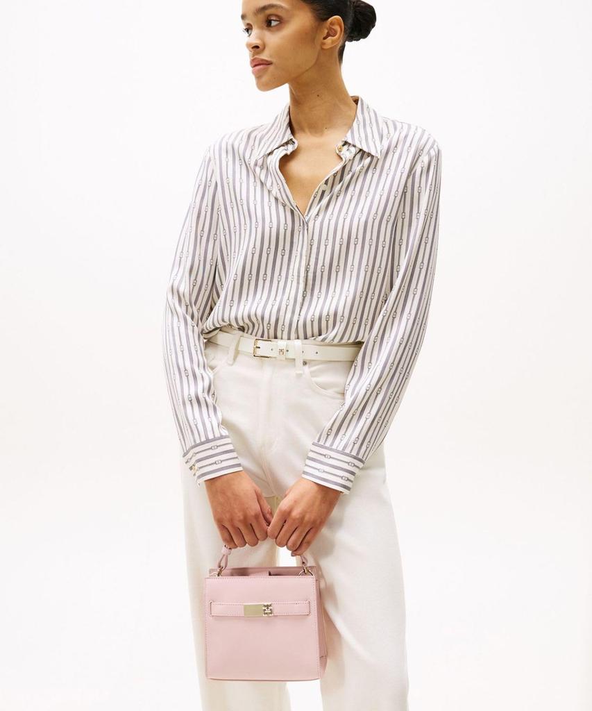 Tommy Hilfiger Heritage Mini Satchel Bag AW17405 FREE Pink TQN