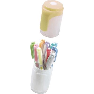 Zebra Highlighter Mild Liner 10 Colors with Hard Case Yellow WKT7-HD-Y-AZ