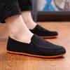 Fashion Man's Big Size Loafers Shoes Flats Slippers Fabric Slip-on Men Gommino Driving Shoes Fashion Summer Style Soft Male Moccasins