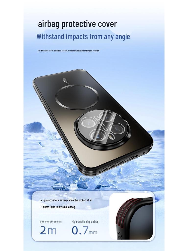 HONOR Magic 7 Pro Magnetický matný kryt na telefon s plným pokrytím proti pádu