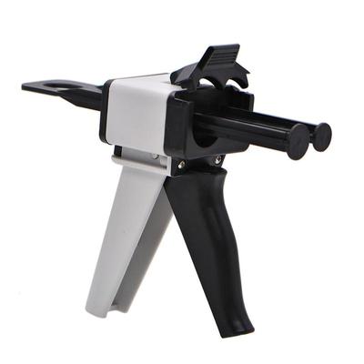 Pistola de mistura de plástico dental, bandeja de borracha de silicone, distribuição de calafetagem, encaixe universal 1:1
