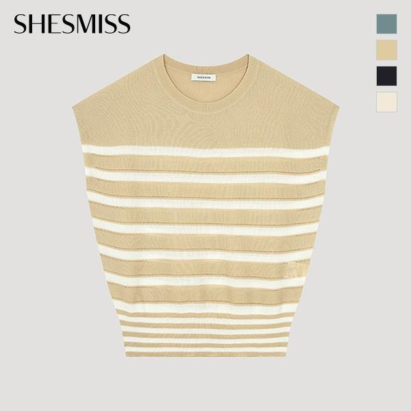  Shs Miss Stripe Cap Sleeve Dzianina Sskpoo22610