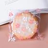 100Pcs Cherry Blossom Drawstring Candy Bag Snowflake Crisp Baked Dessert Snack Packaging Bag Party Gift Bag