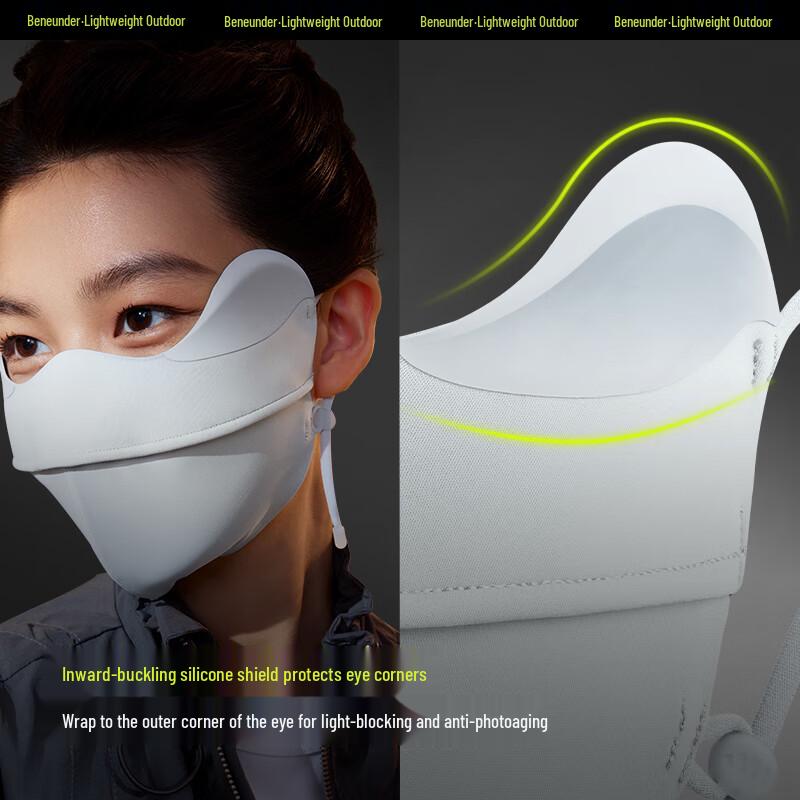 beneunder Women's Full Face UV Protection Sun Mask