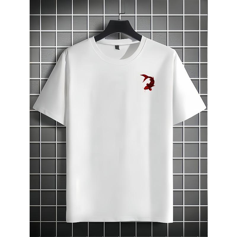 Camiseta Vintage Pura Estampada para Hombre, Sencilla, Elegante, Cómoda Camiseta Casual Estampada para Hombre Moda Fresca Camisetas