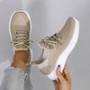 Spring And Autumn New Women'S Casual Lace-Up Sneakers, Comfortable, Breathable, Lightweight And Wear-Resistant Sports And Casual Shoes