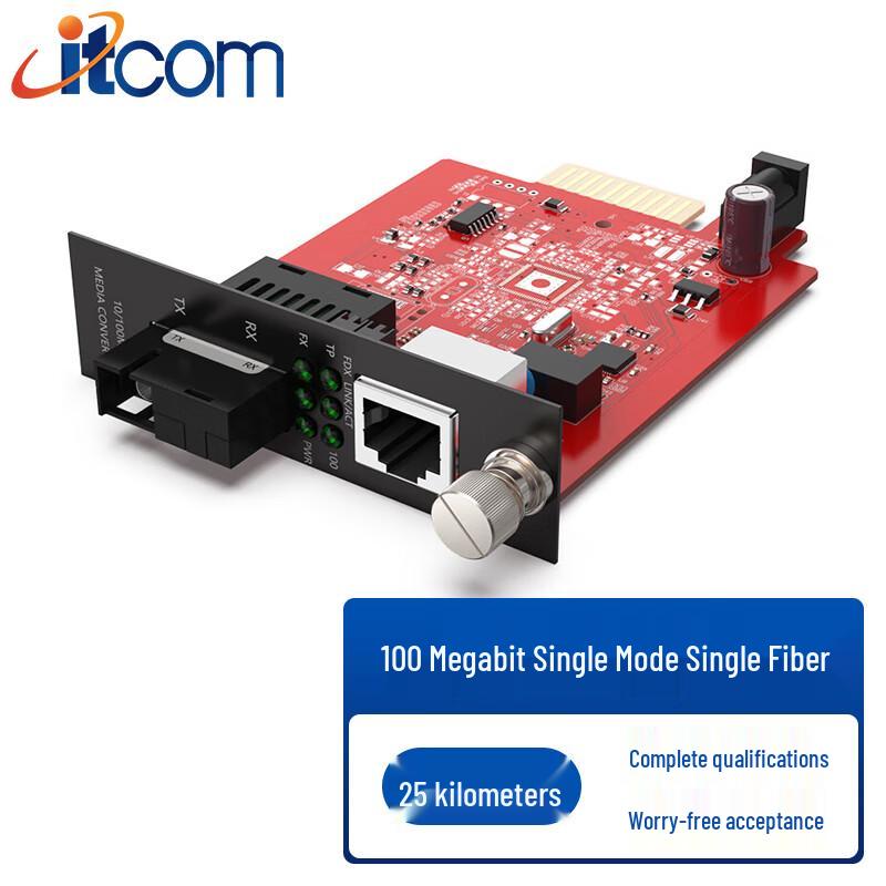 ITCOM Telecom-Grade Fiber Optic Media Converters & Chassis