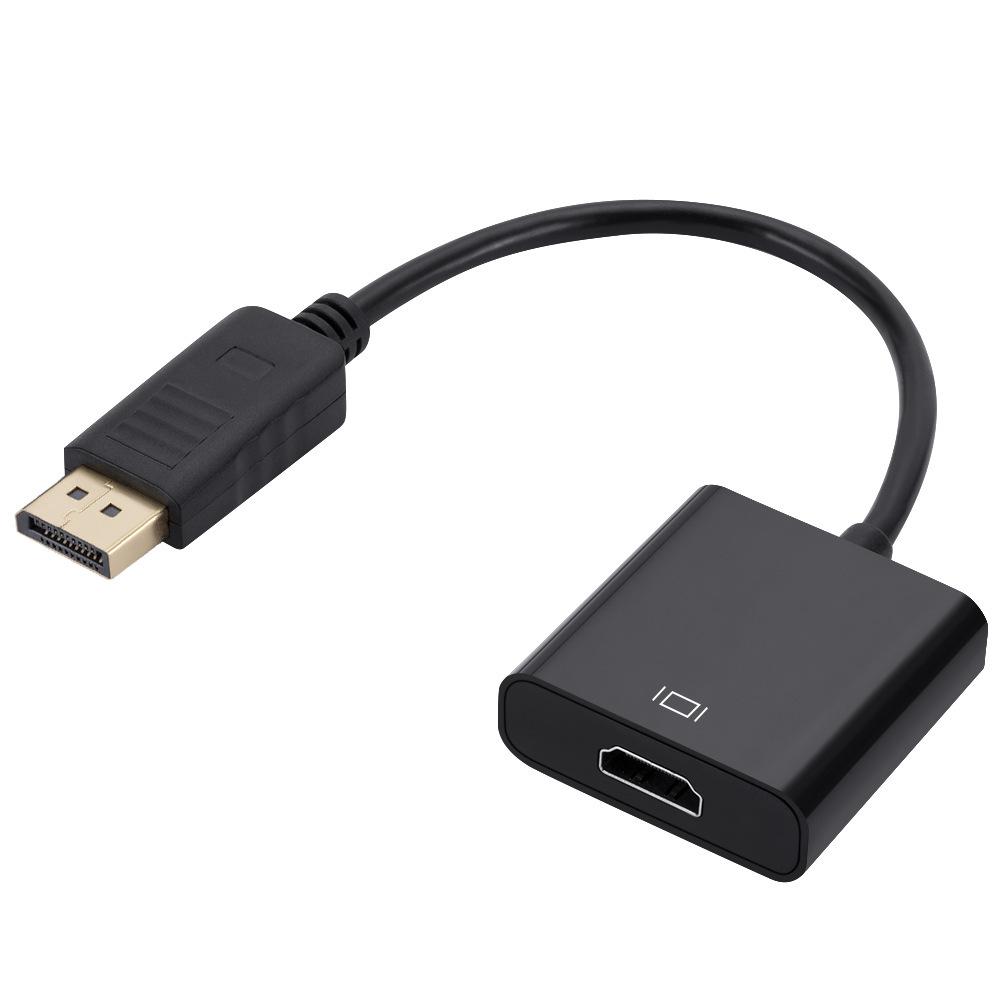 4K DisplayPort (DP) To HDMI Adapter Cable – DP To HDMI Female Interface for HD Display/Projector
