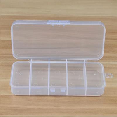 Waterproof Fishing Tackle Case 5 Compartments Lures Hooks Case Fishing Lure Box  Fishing Tools