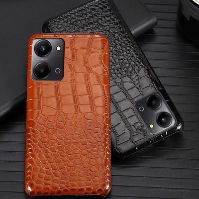 Genuine Leather Crocodile Pattern Case for Honor Play6T/5TPro