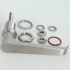 Industrial Stainless Steel L Handle Compression Latch Adjustable Quarter Turn Lock for Electrical Box Equipment Cabinet Door