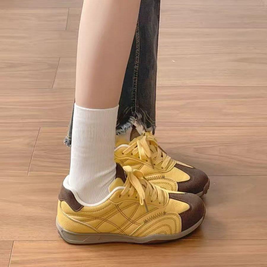Korean retro German training shoes women's new autumn women's shoes platform casual shoes