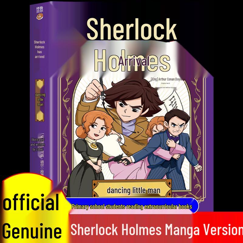Sherlock Holmes for Kids: A Study In Scarlet, The Red-Headed League, The Dancing Men & More