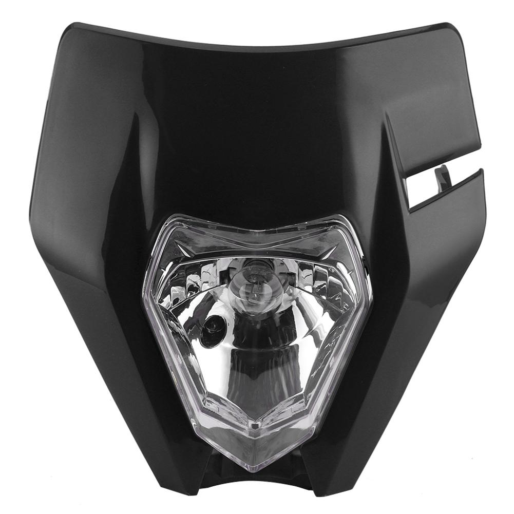 Motorcycle Grimace Headlamp Lens ABS Front Light Housing Large Headlight Lampshade
