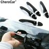 Black Exterior Door Handle Cover Trim Decor For Jeep Cherokee 2014+/Compass 17+