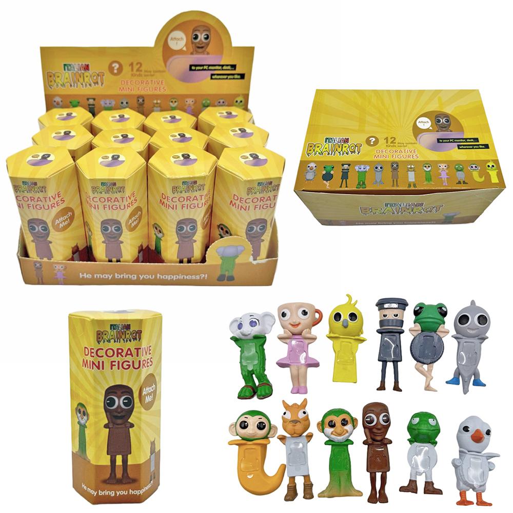 New Tung Tung Tung Sahur Figure Toy Trallelo Tralala Statue Toy of Shark Lirili Larila TungTung Sahur Blind Box