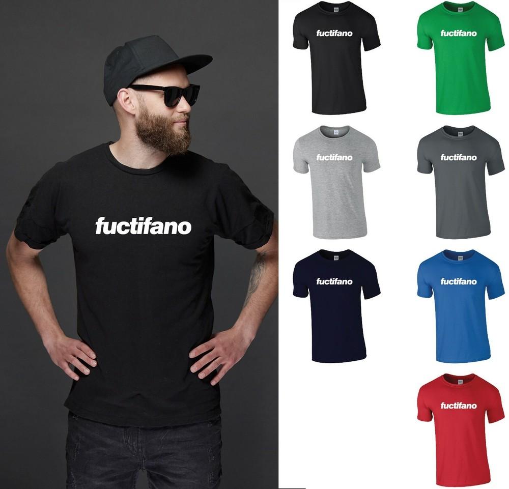 Футболка Fuctifano Смешной Грубый Шотландский Слоганом Футболка Подарок на День Отца День Рождения Унисекс Футболка L