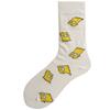 Summer Cotton Socks Trendy Socks Street Personality Illustrations Poached Eggs Harbor Jacquard Medium Tube Socks Socks Couple