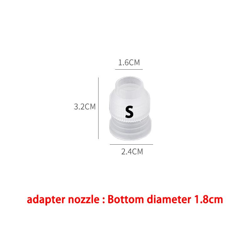 5-20 Stück Kupplungsadapter Icing Spritztülle Beutel Kuchen Blume Gebäck Dekorationswerkzeug Kleine Größe Adaptertülle