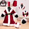 Cross-Border Christmas Wine Bottle Gown - Festive Red Wine Cover for Home Dining Table Decor.
