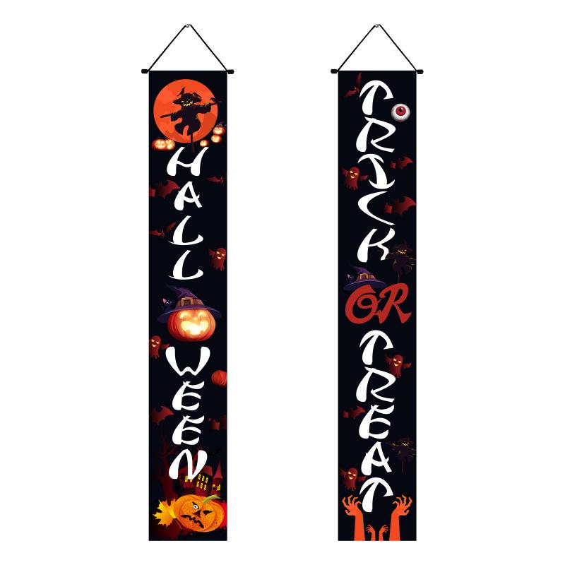 Mexický Den mrtvých Párty Dekorace Kupé Strašidelná Lebka Den Závěsná Vlajka Kupé Halloweenské Kupé Halloweenská Dekorace