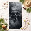 Dark Gothic Soft Beach Towel Stylish Beach Pool Towel for Summer Seaside Vacation Travel