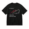 Men's Fashion Short Sleeve Classic T-Shirt Handwritten-Style Math Problem Solved