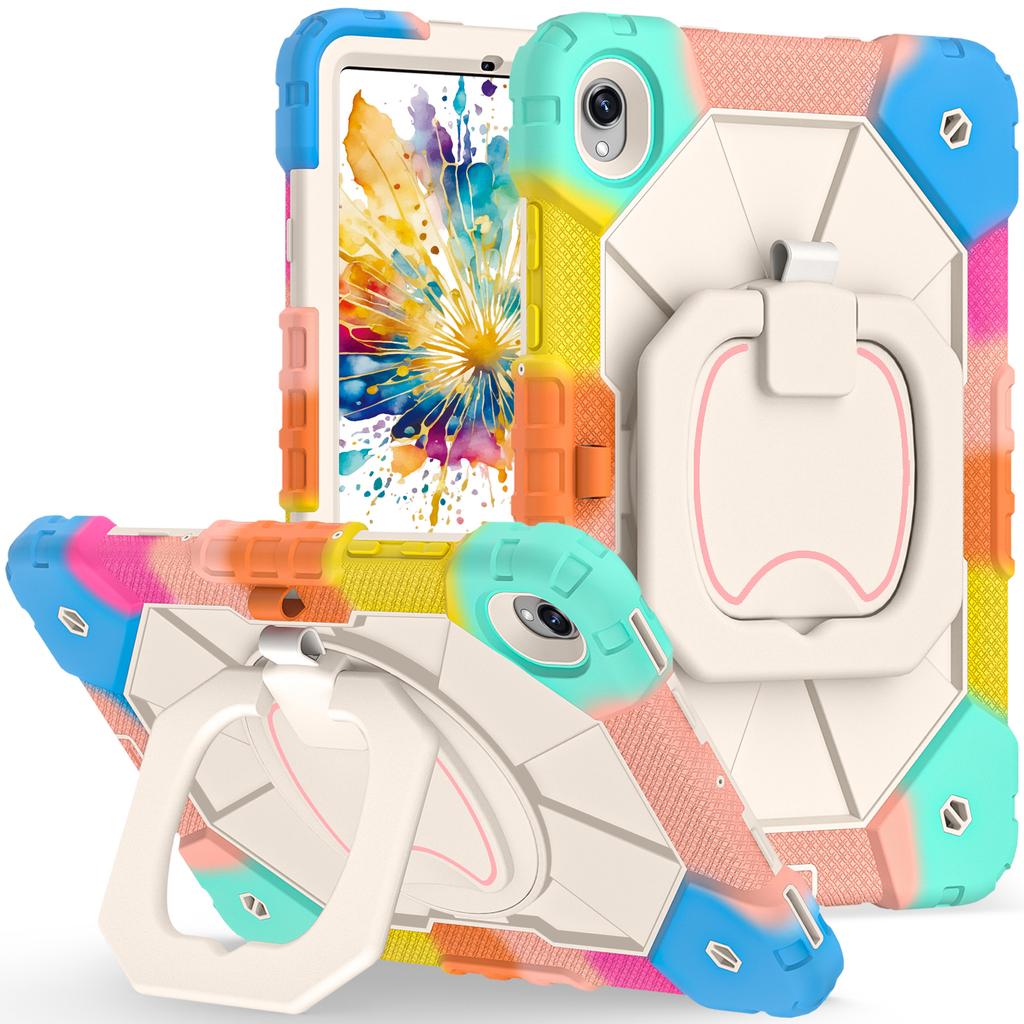 360°Rotation Stand Tablet Case for Samsung Tab S11 S10 S9 FE A11 A9 Plus A7 Lite Kids Hard Armor Shockproof Protector Cover