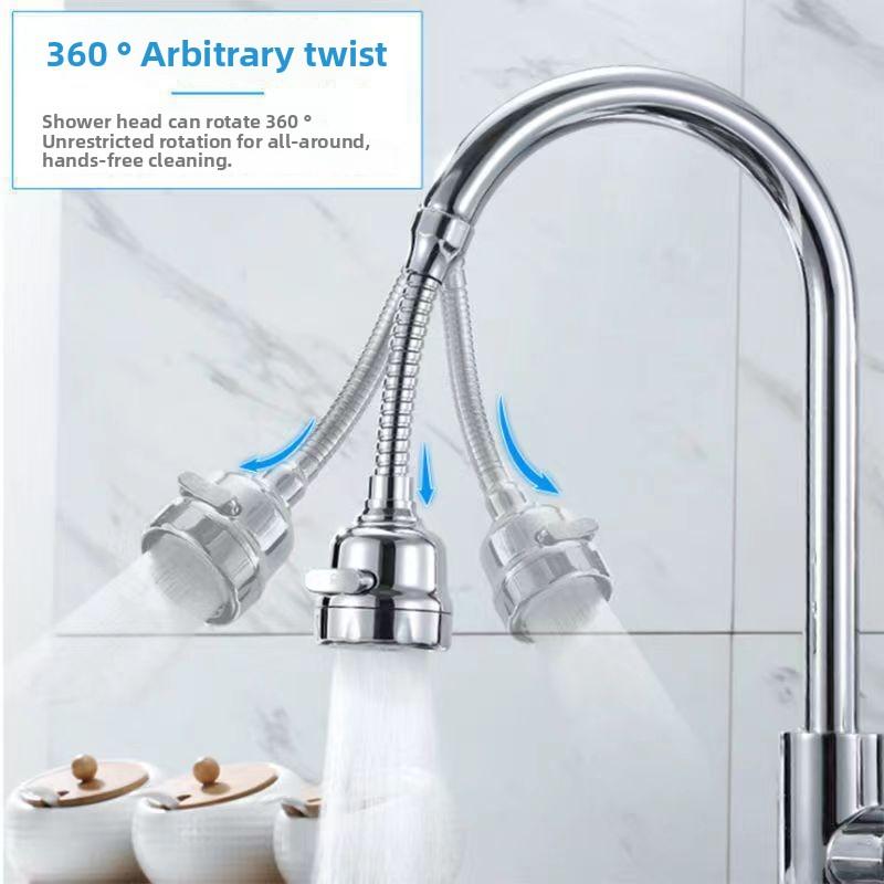 Kitchen Sink Pressurized Faucet, Two-speed and Three-speed Anti-splash Water Wonder, Universal Extension Device for Dishwashing Nozzle