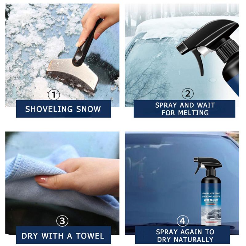 Deicer Spray For Car Snow Melting And Deicing Agent Car De-Icing Spray Rapid Thawing Ice And Snow Remover Glass Freeze Remover