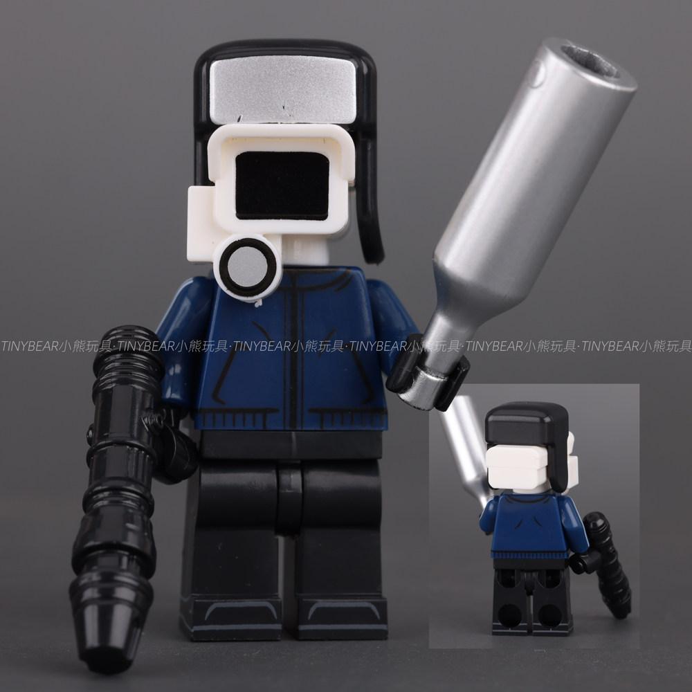 KDL858 Skibidi Toilet Mattoncini Giocattoli con Mini Action Figure