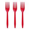 Disposable Plastic Gold Colored Birthday Party Fork