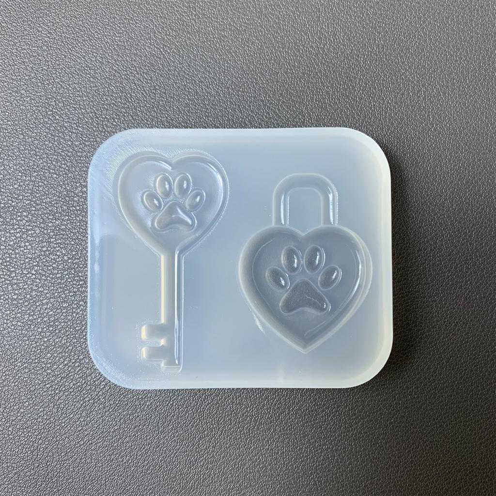 Creative Cats Shaped Key Holder Mold Heat Resistant Silicone Mould For Unique Accessories Phone Charm DIY Enthusiasts