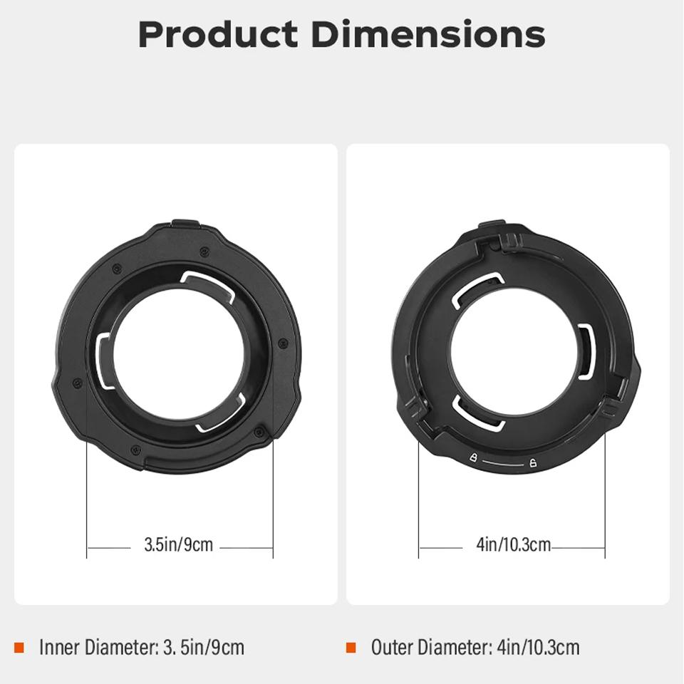 Godox ML-GB Bowens Adapter for Godox AD300Pro AD400Pro Flash Godox ML100Bi Godox ML60IIBi Godox ML30, ML30Bi, ML60, ML60Bi