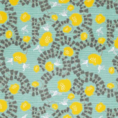Musumi Furoshiki 100 ката ката аква капля перероблений колібрі зелений 100 см поліестер водовідштовхувальний засіб