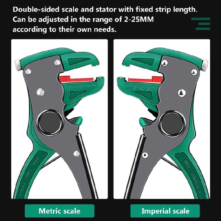 Automatic Cable Wire Stripper Crimping Plier Hand Tool Cutter Stripping Crimper