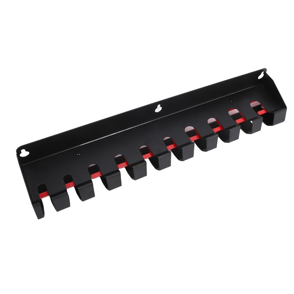 Lockable Pry Bar Holder Wall Mount Storage Organizer for Workshop Shed Home Garage Holds 10 13 Tools